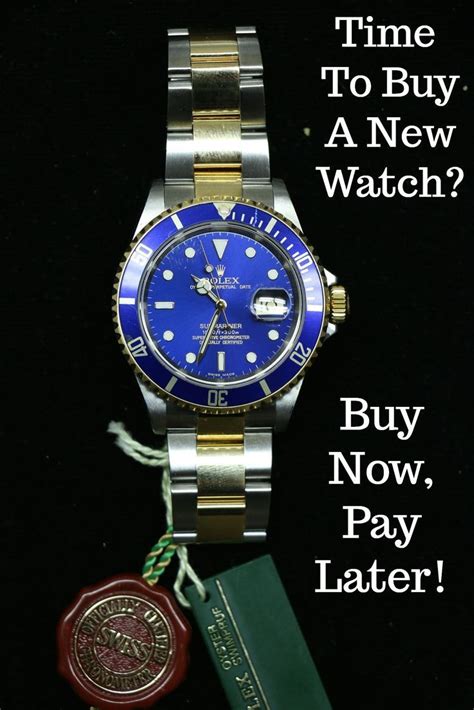 buy new rolex on finance|rolex buy now pay later.